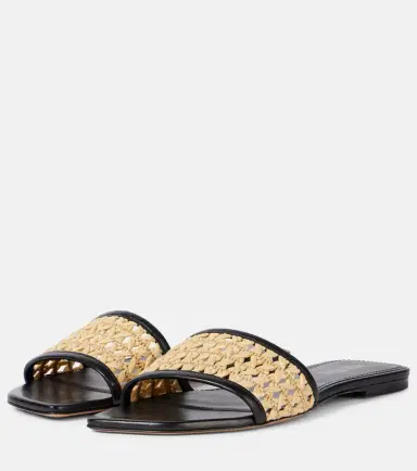 Paris Texas Ava 50 leather-trimmed mules | Thumbnail 2 Paris Texas Ava 50 leather-trimmed mules | Thumbnail 2