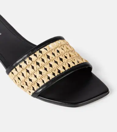 Paris Texas Ava 50 leather-trimmed mules | Thumbnail 4 Paris Texas Ava 50 leather-trimmed mules | Thumbnail 4