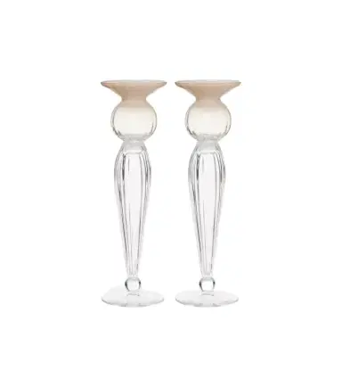 Brunello Cucinelli Set of 2 Murano glass candle holders | Thumbnail 1