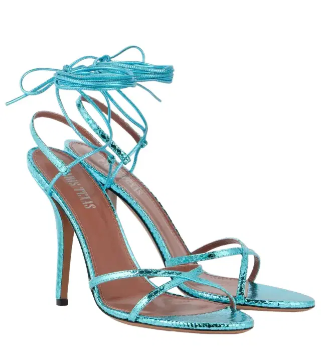 Paris Texas Linda 105 leather sandals
