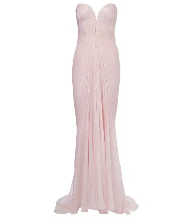 Maria Lucia Hohan Meilien pleated silk-blend chiffon gown