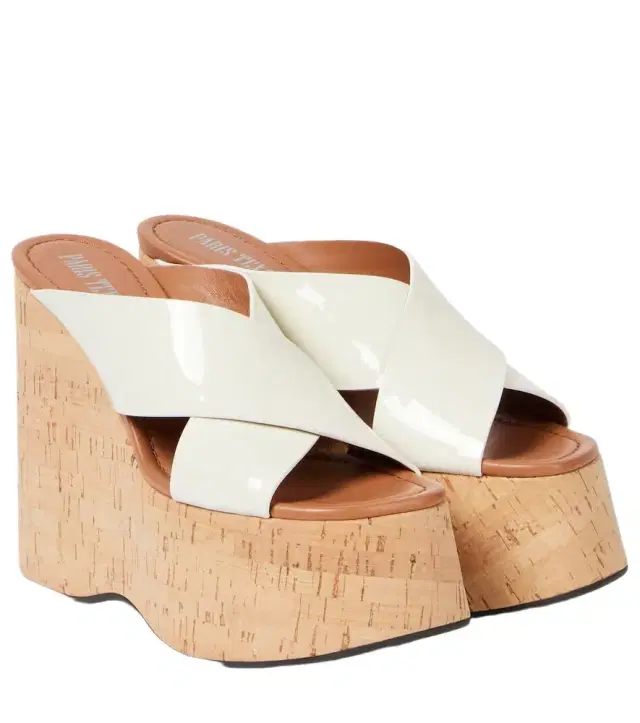 Paris Texas Mara 135 patent leather platform sandals