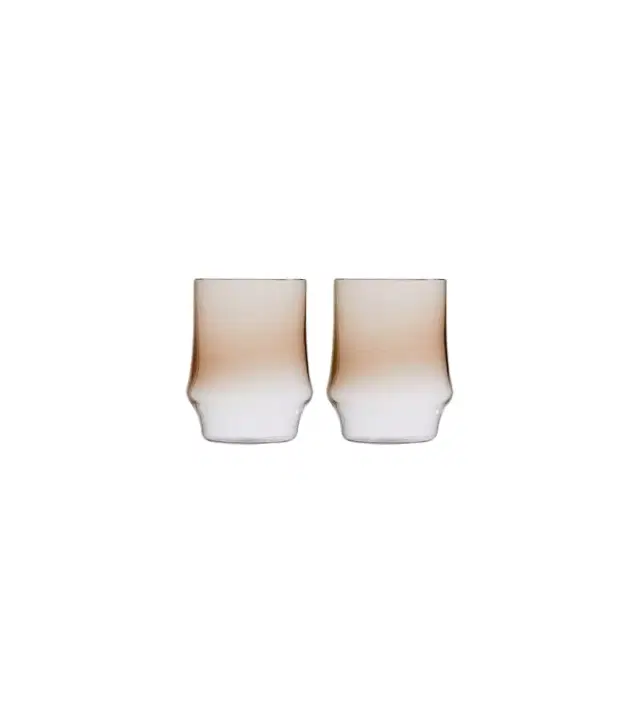 Brunello Cucinelli Set of 2 Murano glass tumblers