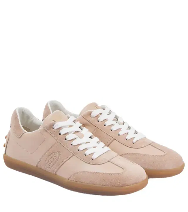 Tod's Tabs leather and suede sneakers
