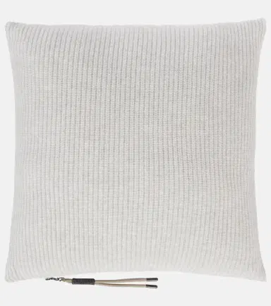 Brunello Cucinelli Ribbed-knit cashmere pillow | Thumbnail 6