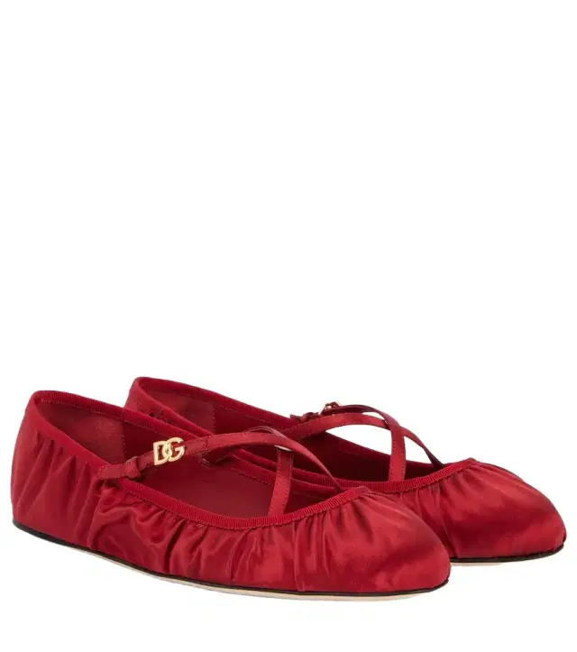 Dolce & Gabbana DG satin ballet flats