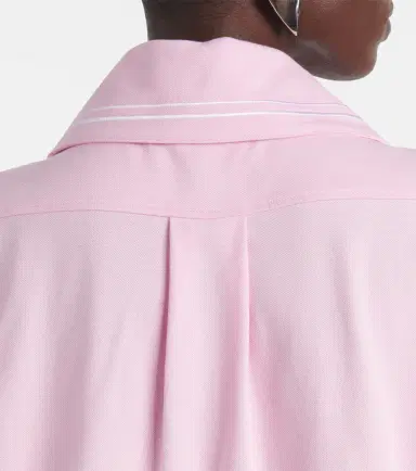 Patou Logo cotton polo dress | Thumbnail 2