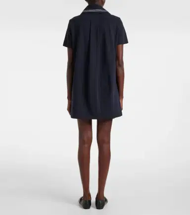 Patou Logo cotton piqué polo dress | Thumbnail 2 Patou Logo cotton piqué polo dress | Thumbnail 2
