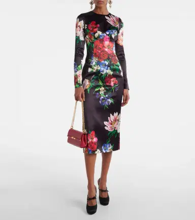 Dolce & Gabbana Vally satin slingback platform pumps | Thumbnail 2