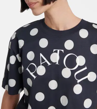 Patou Logo polka-dot cotton crop top | Thumbnail 5