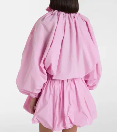 Patou Iconic bow-detail ruffled cotton blouse | Thumbnail 2