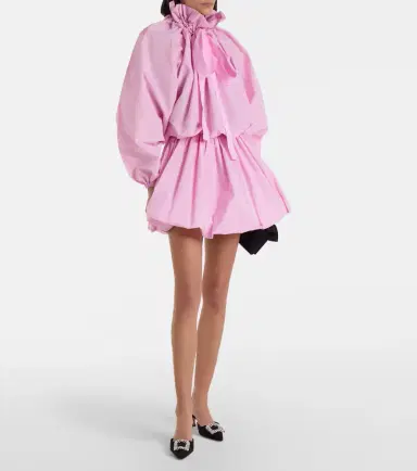 Patou Iconic bow-detail ruffled cotton blouse | Thumbnail 5