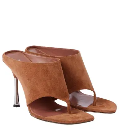 Paris Texas Lorena 100 suede thong sandals | Thumbnail 1 Paris Texas Lorena 100 suede thong sandals | Thumbnail 1