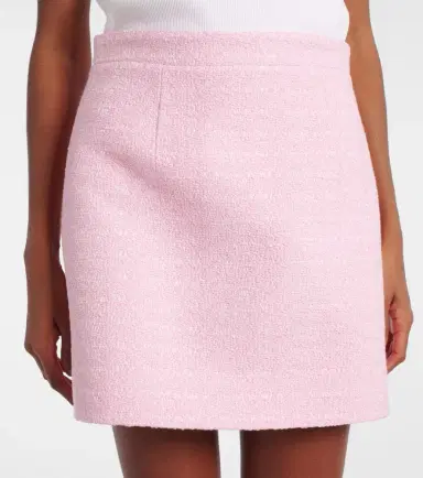 Patou Cotton-blend tweed miniskirt | Thumbnail 2