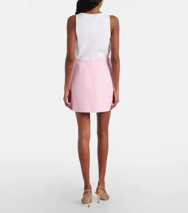 Patou Cotton-blend tweed miniskirt | Thumbnail 3