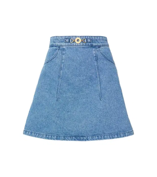 Cotton miniskirt