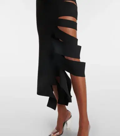 Mugler Cutout midi dress | Thumbnail 3