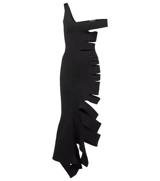 Mugler Cutout midi dress