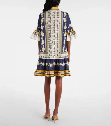 La DoubleJ Choux printed cotton poplin shirt dress | Thumbnail 4