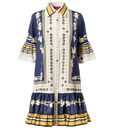 La DoubleJ Choux printed cotton poplin shirt dress | Thumbnail 1