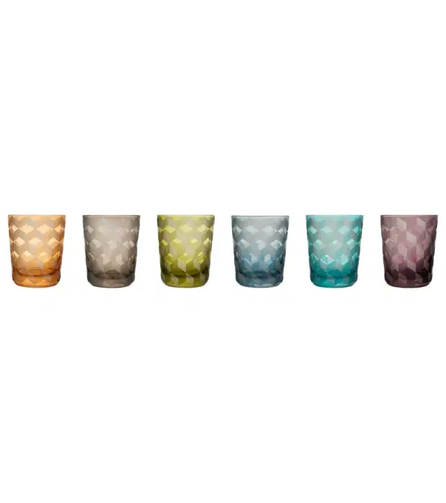 Polspotten Blocks set of 6 tumblers