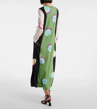 La DoubleJ Swing printed jersey midi dress | Thumbnail 4
