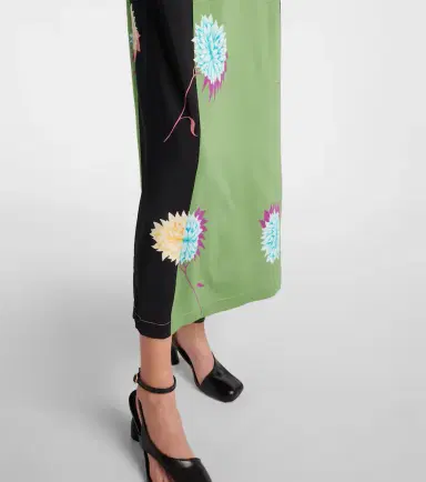 La DoubleJ Swing printed jersey midi dress | Thumbnail 6