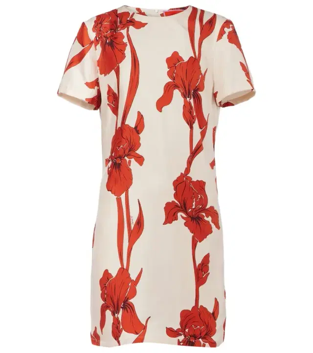 La DoubleJ Floral silk minidress