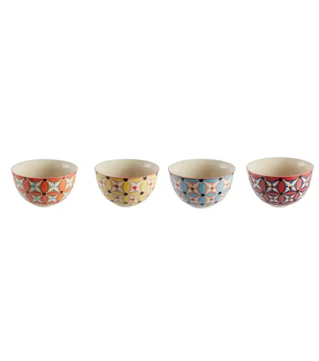 Polspotten Hippy set of 4 snack bowls