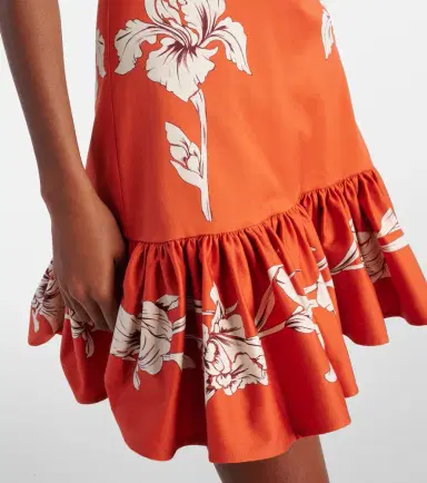 La DoubleJ Gingerbread cotton-blend minidress | Thumbnail 3