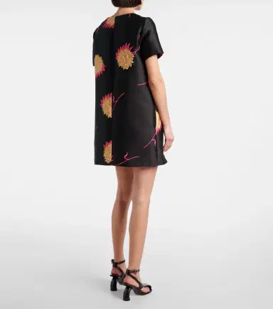La DoubleJ Swing jacquard minidress | Thumbnail 2