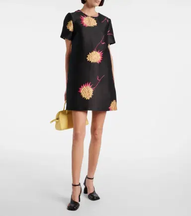 La DoubleJ Swing jacquard minidress | Thumbnail 5