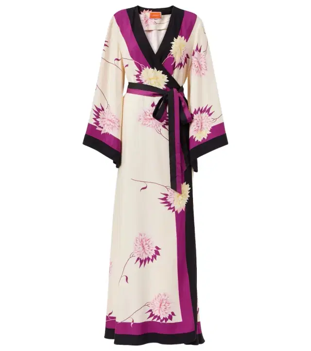 La DoubleJ Floral wrap dress