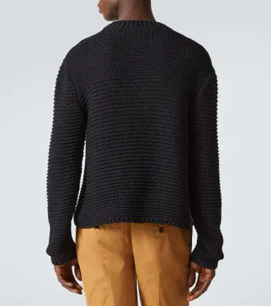 Alexander McQueen Logo cotton jacquard sweater | Thumbnail 3 Alexander McQueen Logo cotton jacquard sweater | Thumbnail 3