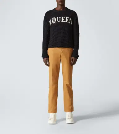 Alexander McQueen Logo cotton jacquard sweater | Thumbnail 5 Alexander McQueen Logo cotton jacquard sweater | Thumbnail 5