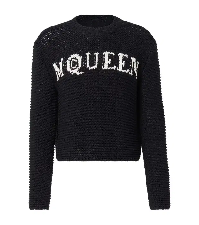 Logo cotton jacquard sweater Logo cotton jacquard sweater