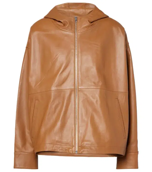 Yves Salomon Hooded leather jacket