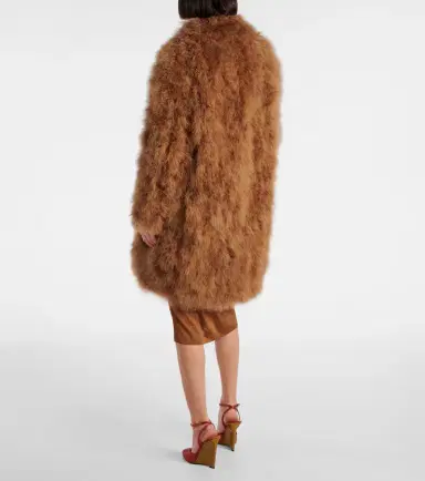 Yves Salomon Feather coat | Thumbnail 3 Yves Salomon Feather coat | Thumbnail 3