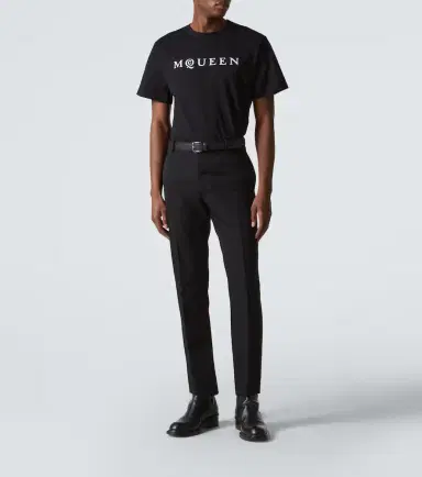McQueen Logo cotton jersey T-shirt | Thumbnail 4