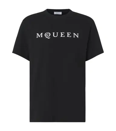 McQueen Logo cotton jersey T-shirt | Thumbnail 1