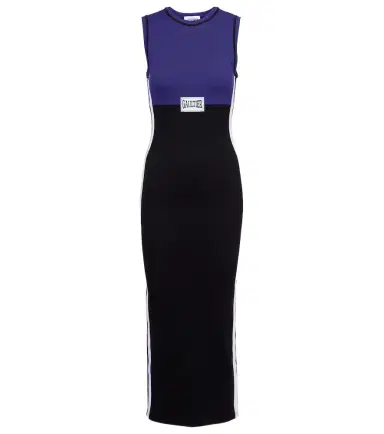 Jean Paul Gaultier Ribbed-knit cotton-blend midi dress | Thumbnail 1