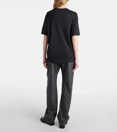 The Frankie Shop Harper cotton jersey T-shirt | Thumbnail 5