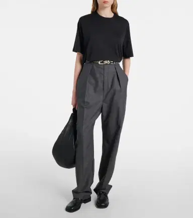 The Frankie Shop Harper cotton jersey T-shirt | Thumbnail 6