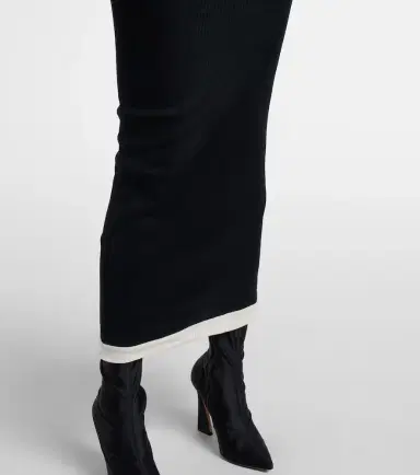 Jean Paul Gaultier Layered cotton jersey maxi dress | Thumbnail 6