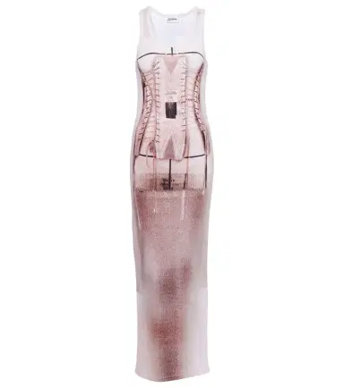 Jean Paul Gaultier Trompe l'oeil cotton-blend maxi dress | Thumbnail 1