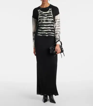 Jean Paul Gaultier Printed jersey maxi dress | Thumbnail 2