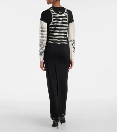 Jean Paul Gaultier Printed jersey maxi dress | Thumbnail 6