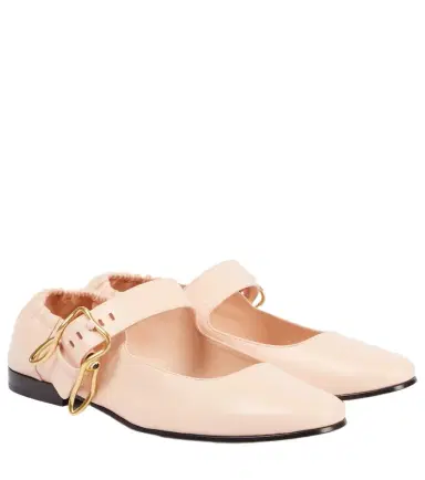 Bottega Veneta Astaire leather Mary Jane flats | Thumbnail 1 Bottega Veneta Astaire leather Mary Jane flats | Thumbnail 1