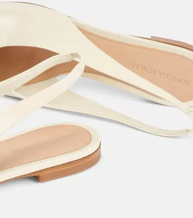 Bottega Veneta Sofia leather slingback flats | Thumbnail 3