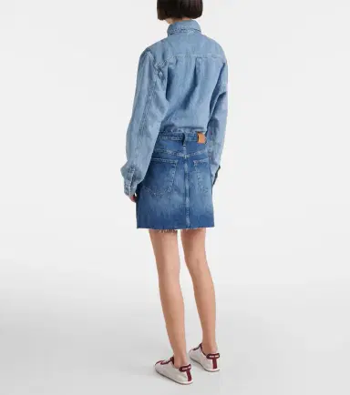 7 For All Mankind Denim minidress | Thumbnail 3